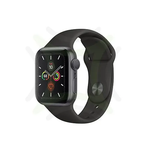 Apple Watch Series 5 40MM Space Gray Aluminum GPS - Black Sport Band