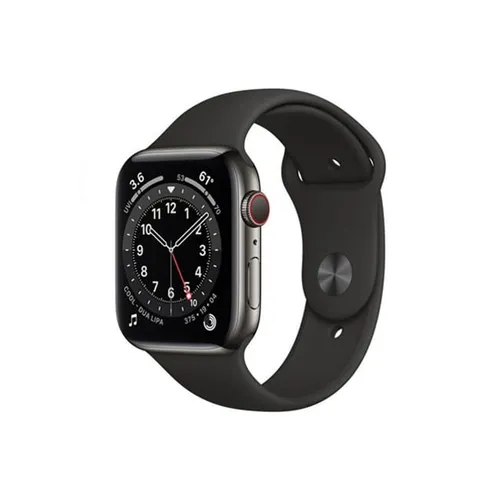 Apple Watch Series 6 40MM Graphite Stainless Steel GPS + Cellular - Black Sport Band