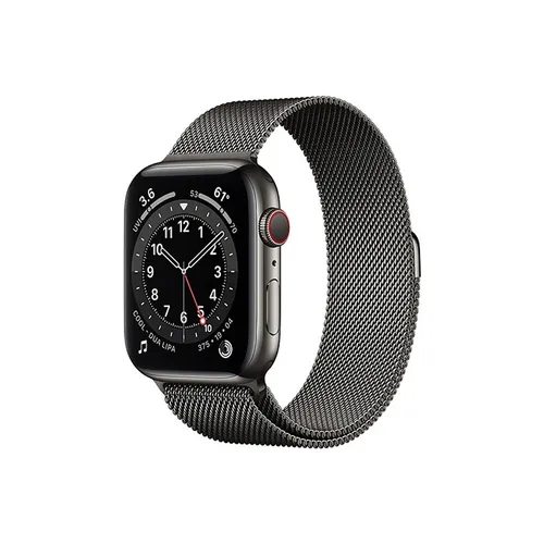 Apple Watch Series 6 40MM Graphite Stainless Steel GPS + Cellular - Graphite Milanese Loop
