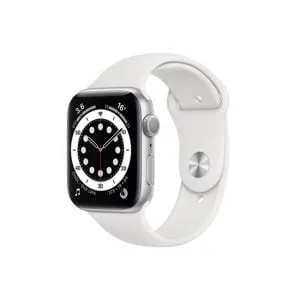 Apple Watch Series 6 40MM Silver Aluminum GPS - White Sport Band
