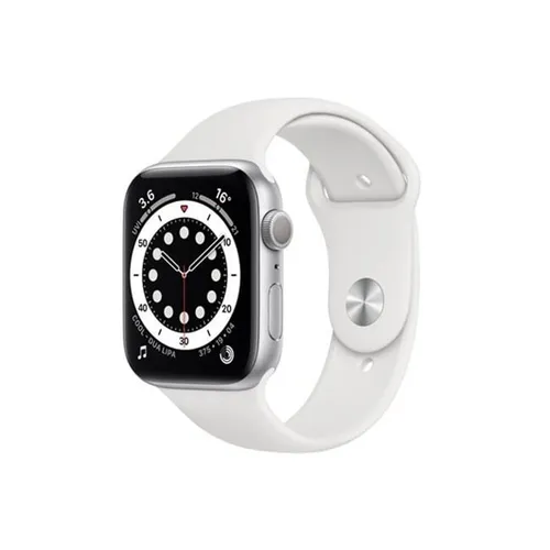 Apple Watch Series 6 40MM Silver Aluminum GPS - White Sport Band