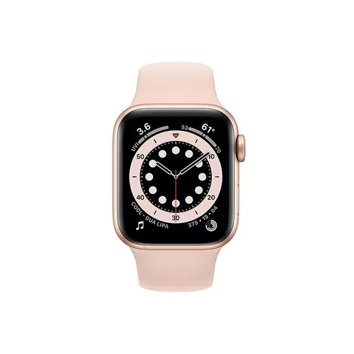 Apple Watch Series 6 44MM Gold Aluminum GPS - Pink Sand Sport Band