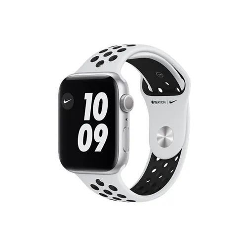 Apple Watch Series 6 Nike 44MM Silver Aluminum GPS - Pure Platinum/Black Nike Sport Band