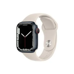 Apple Watch Series 7 41MM Midnight Aluminum GPS - Starlight Sport Band