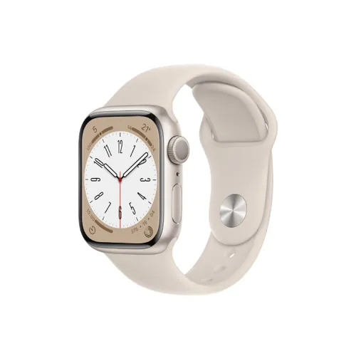 Apple Watch Series 8 41MM Starlight Aluminum GPS – Starlight Sport Band