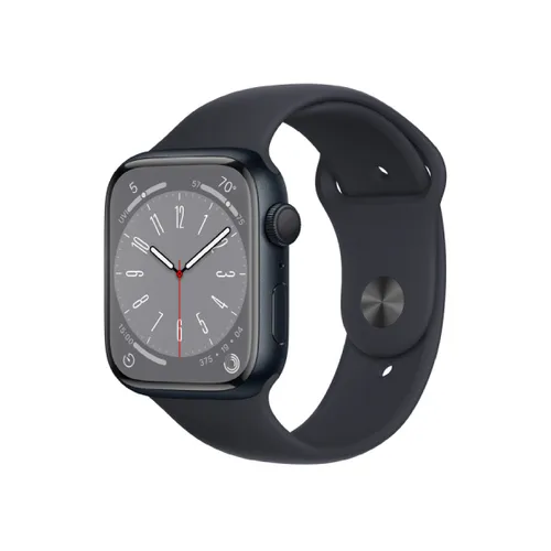 Apple Watch Series 8 45MM Aluminum GPS – Midnight Sport Band
