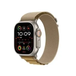 Apple Watch Ultra 2 49MM Natural Titanium GPS + Cellular – Tan Alpine Loop Band