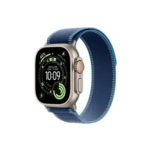 Apple Watch Ultra 3 49MM Natural Titanium GPS + Cellular –  Bright Blue Trail Loop Band