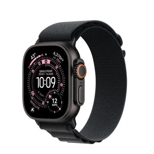 Apple Watch Ultra 3 — Black Titanium + Alpine Loop - GPS+Cellular