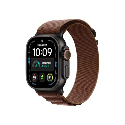 Apple Watch Ultra 4 49MM Black Titanium GPS + Cellular – Burgundy Alpine Loop Band