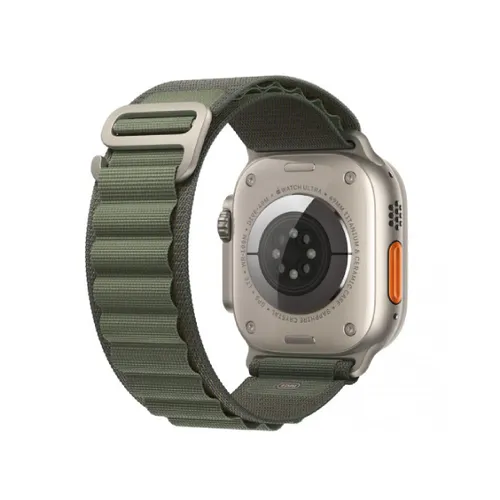 Apple Watch Ultra 49MM GPS + Cellular Titanium Case with Green Alpine Loop (S)