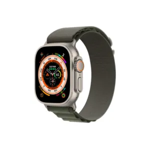 Apple Watch Ultra 49MM Titanium GPS + Cellular – Green Alpine Loop Band