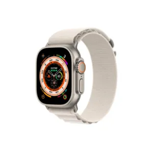 Apple Watch Ultra 49MM Titanium GPS + Cellular – Starlight Alpine Loop Band
