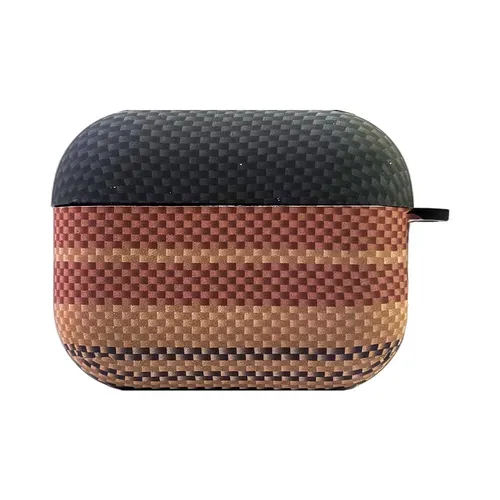 Aramid Fibre Inspired Texture Case for AirPods Pro 2 with Hook