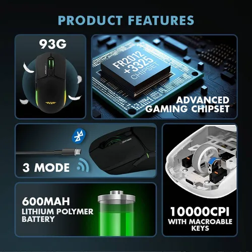 Armageddon Mirage VI 3-Mode Gaming Mouse