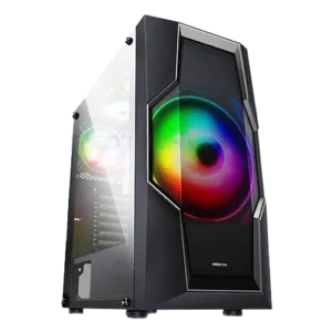 ARMAGGEDDON AERO 7 Gaming PC Case – Black