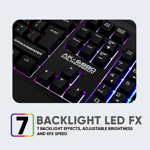Armaggeddon AK6880 Kalashnikov Gaming Keyboard And Mouse Combo
