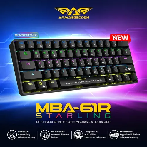 Armaggeddon MBA-61R Wireless Mechanical Gaming Keyboard