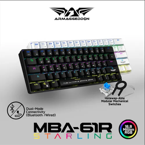 Armaggeddon MBA-61R Wireless Mechanical Gaming Keyboard