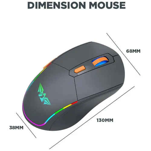 Armaggeddon MM-852R Dual Stealth Keyboard & Mouse Combo