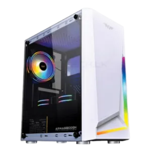 ARMAGGEDDON NIMITZ N5 Aurora Gaming PC Case – White
