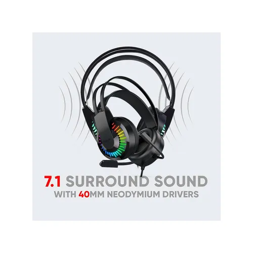 Armaggeddon NUKE 5 Headsets Surround Sound Wired Gaming Headset