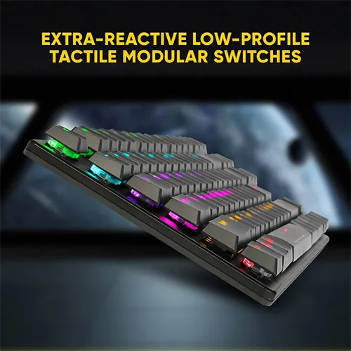 Armaggeddon SMK-6C PsychKestrel Low-Profile Mechanical Gaming Keyboard