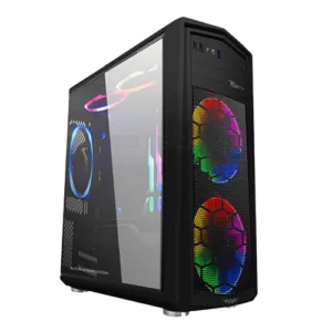 ARMAGGEDDON T5X PRO II Gaming PC Case – BLACK