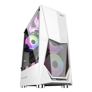 ARMAGGEDDON TRITRON 1 Gaming PC Case – White