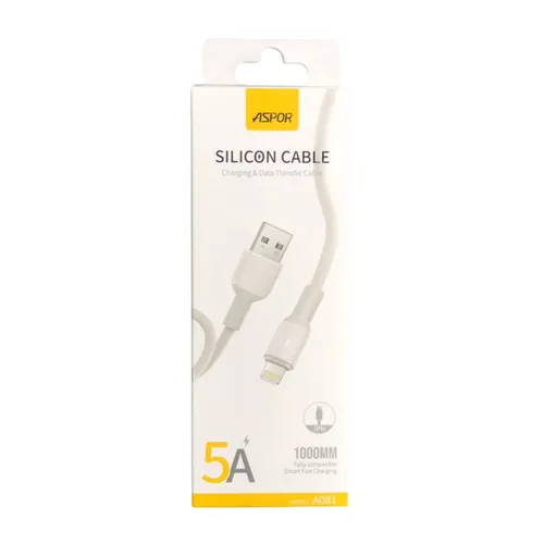 Aspor A081 USB to Lightning 5A 1m Cable