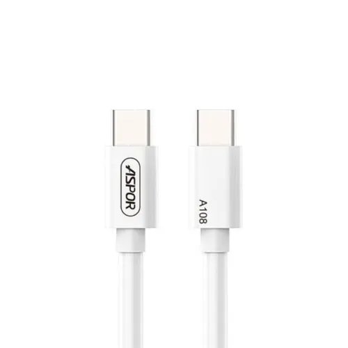 Aspor A108L 2M 100W Type C to Type C PD Cable