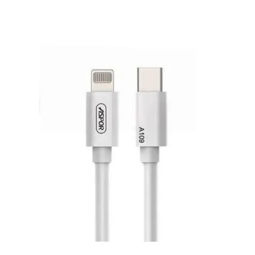 Aspor A109PD Type C to Lightning Cable 1M