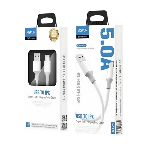 Aspor A129 USB To Lightning Cable