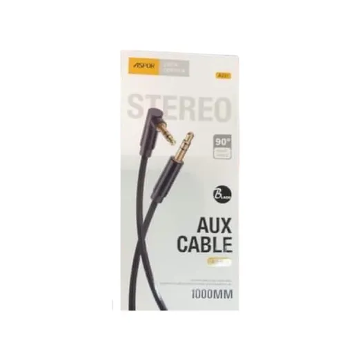 Aspor A231 3.5MM Elbow AUX Cable