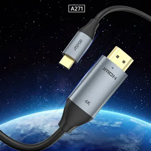 Aspor A271 USB-C to HDMI Cable 2M