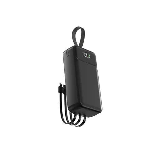 Aspor A317 22.5W 30000mAh Fast Charging Power Bank with Built-in Cables