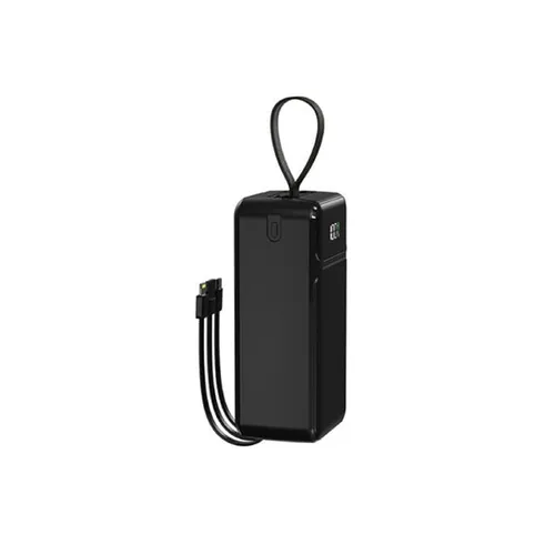 Aspor A318 22.5W 40000mAh Fast Charging Power Bank with Built-in Cables