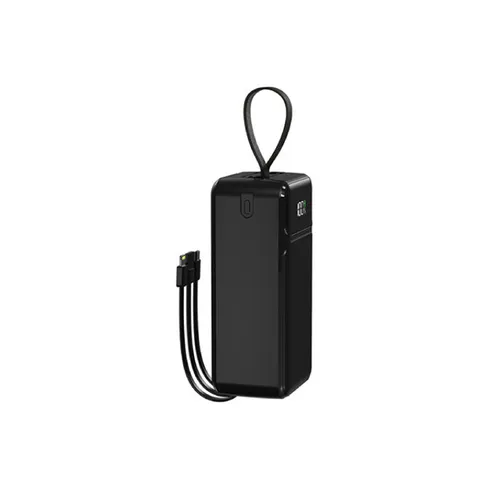 Aspor A318 22.5W 40000mAh Fast Charging Power Bank with Built-in Cables
