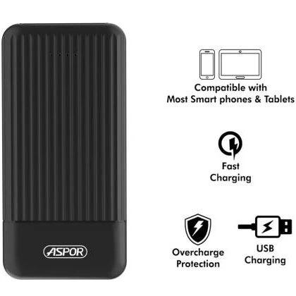 Aspor A323 10000mAh Power Bank