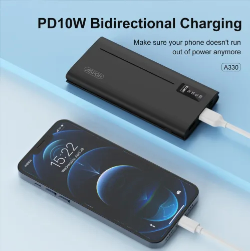 Aspor A330 portable 10000mAh Power Bank