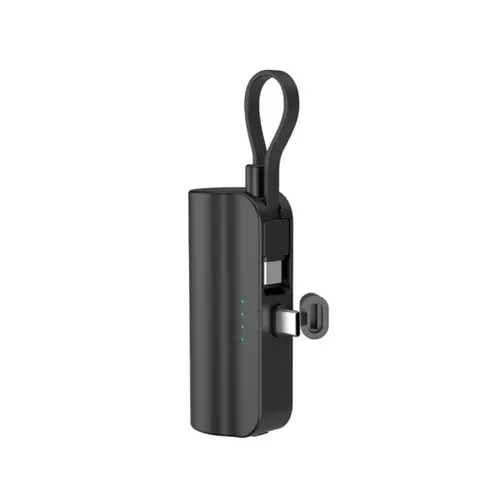 Aspor A331 5000mAh Mini Powerbank Lightning - Black