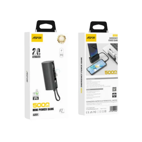 Aspor A351 5000mAh Power Bank
