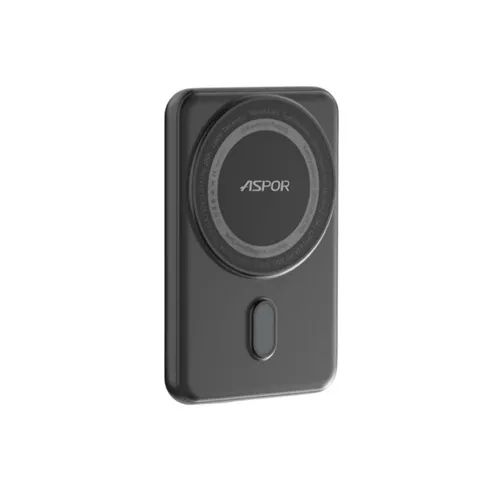 Aspor A383 15W Wireless Magnetic 5000mAh Power Bank