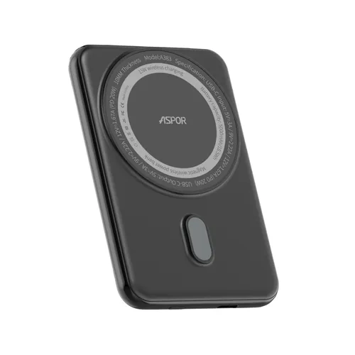 Aspor A385 10000mAh Magnetic Wireless Powerbank