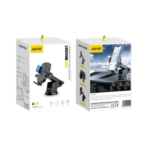 Aspor A570 Telescopic Bracket Car Phone Holder