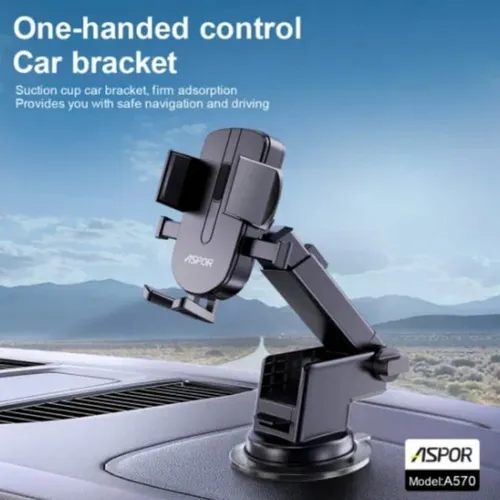 Aspor A570 Telescopic Bracket Car Phone Holder