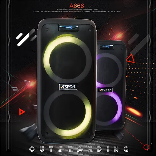 Aspor A668 Party Bluetooth Speaker