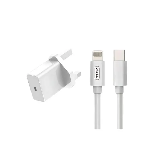 Aspor A808 20W Type-C To lightning Power Adapter