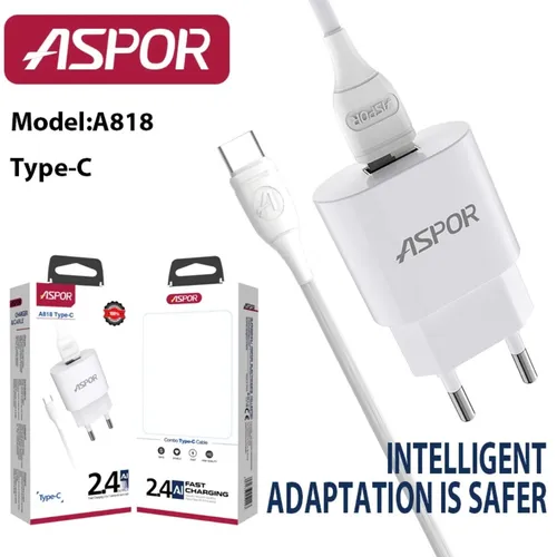 Aspor A818 Adapter with USB to Type-C Cable