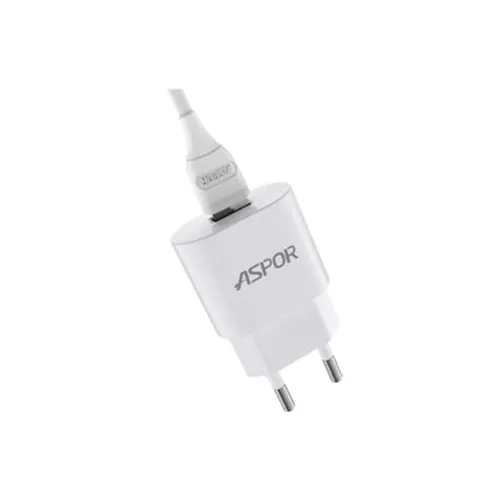 Aspor A818 Wall Charger with Lightning Cable